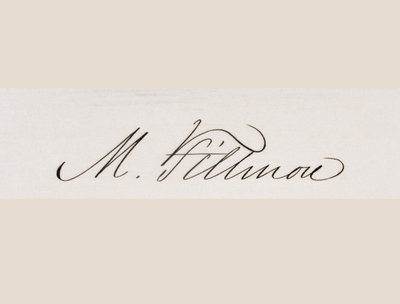 Signature of Millard Fillmore by American School